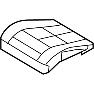 Ford 7L1Z-78632A22-B Seat Cushion Pad, Front Passenger Side 7L1Z-78632A22-B Ford Seat Cushion Pad, Front Passenger Side Illustration 1 of 1
