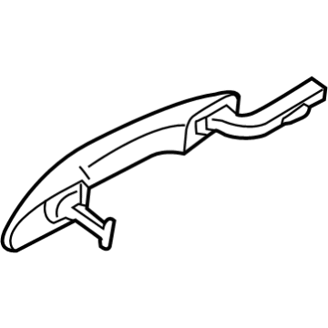 Lincoln Corsair Exterior Door Handle - LJ7Z-7826604-ABPTM