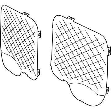 Ford 2T1Z-99222A00-A Kit - Guard - Window Protection