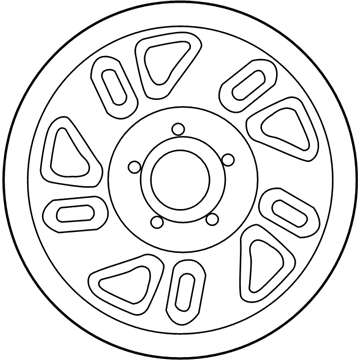 Ford F87Z-1015-DC Wheel Assembly