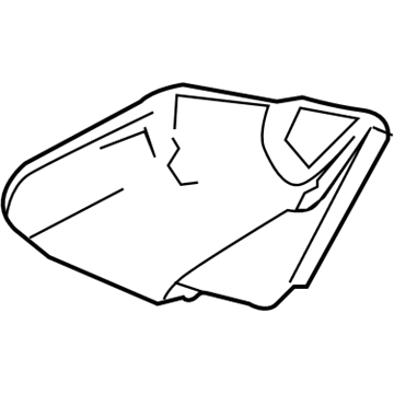 Ford 5W1Z-6N634-A Shield 5W1Z-6N634-A Ford Shield Illustration 1 of 1