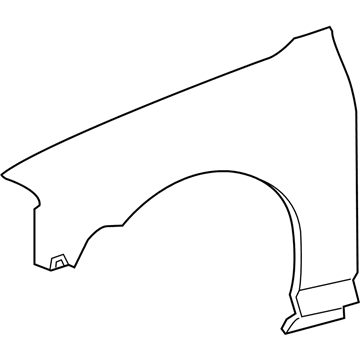 Lincoln XW4Z-16006-AA Fender Assembly - Front