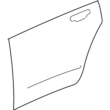 Lincoln 3W1Z-5424700-BA Panel Assembly - Door - Outer