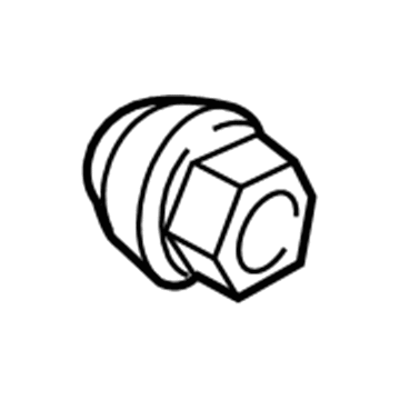 Ford ACPZ-1012-B Nut - Wheel