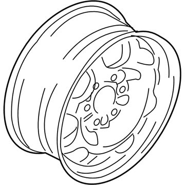 Ford AL3Z-1015-B Wheel Assembly