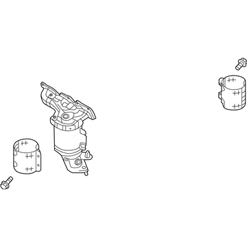 Ford FB5Z-5G232-A Exhaust Manifold And Catalyst