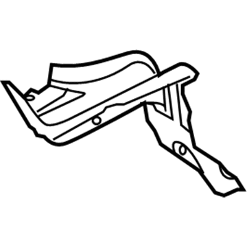 Ford AG1Z-5445114-A Trough - Luggage Compartment Drain