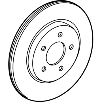 Ford 5R3Z-2C026-A Rotor Assembly - Brake