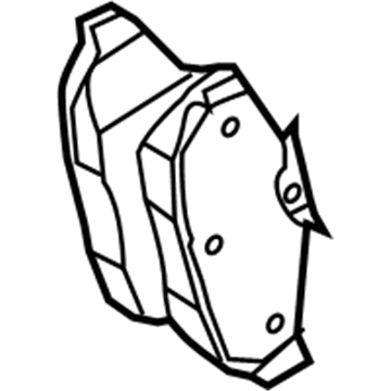 Ford DR3Z-2200-C Pad - Brake
