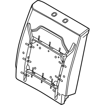 Ford PC3Z-1666800-A Pad - Rear Seat Back
