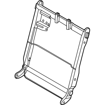 Ford JC3Z-16613A38-A Frame - Rear Seat Back Retainer