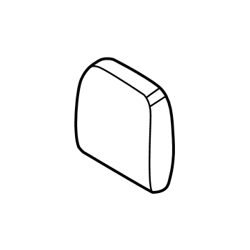 Ford NL3Z-18501A04-LA Cover Assembly - Rear Seat Headrest