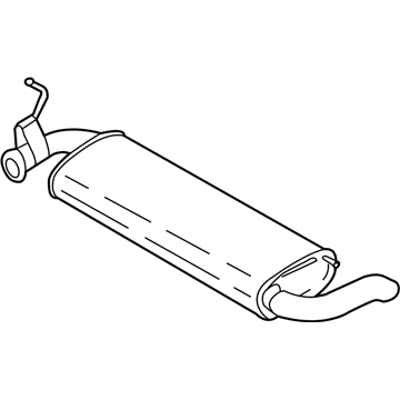 Ford GN1Z-5A289-E Muffler Assembly - Rear