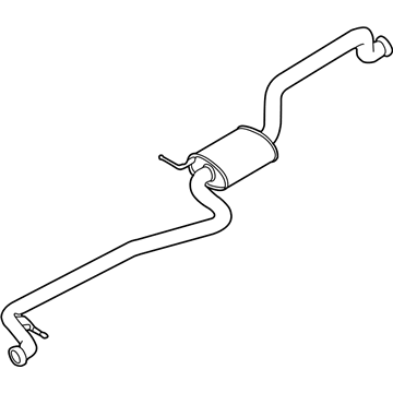 Ford GN1Z-5230-AF Muffler Assembly - Rear