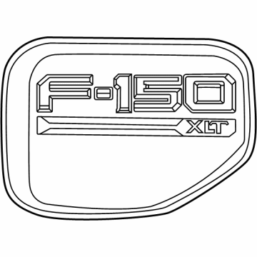Ford NL3Z-16720-AC Name Plate