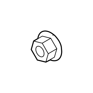 Ford -W717741-S450 Nut And Washer Assembly - Hex.