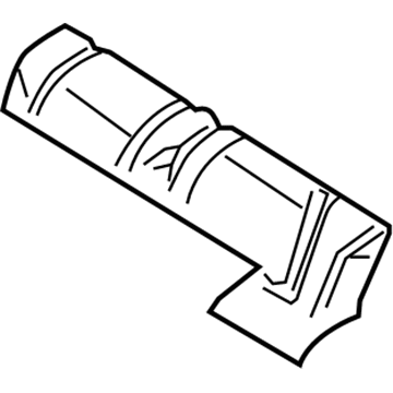 Ford BH6Z-5466800-A Seat Back Pad, Rear Passenger Side BH6Z-5466800-A Ford Seat Back Pad, Rear Passenger Side Illustration 1 of 1