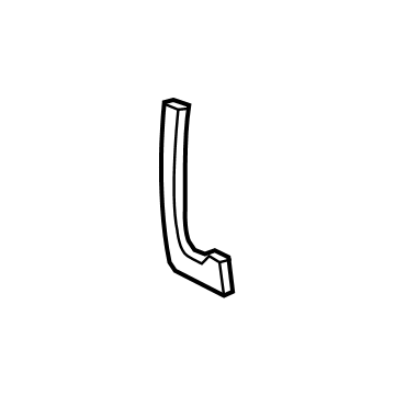 HC3Z-99292A22-A Ford Front Deflector, Center Passenger Side Illustration 1 of 1