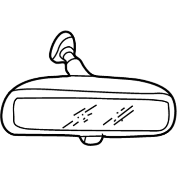 Ford 6U5Z-17700-A Mirror Assembly - Rear View - Inner