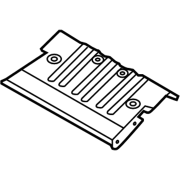 Ford FL1Z-19E672-A Lower Deflector, Front FL1Z-19E672-A Ford Lower Deflector, Front Illustration 1 of 1