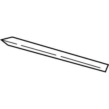 Ford F3UZ-1620878-AY Molding - Door Outside