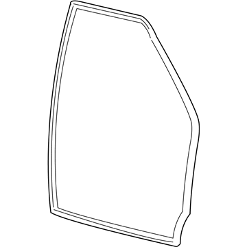 Ford 2C2Z-1520531-AA Weatherstrip Assembly - Door Window