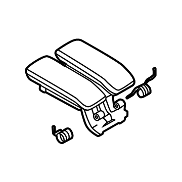 Lincoln SL7Z-4006024-DA Armrest Assembly