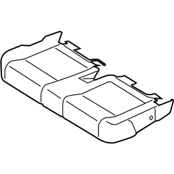 Ford LK4Z-9963805-EC Cover Assembly - Rear Seat Cushion