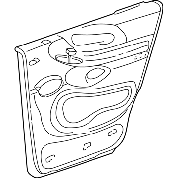 Ford F75Z7827406AAC Panel Assembly - Door Trim