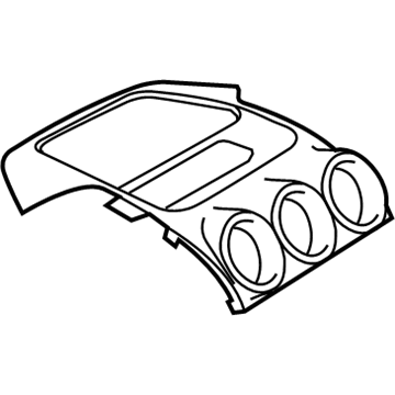 Ford 9T1Z-6104302-AB Panel Assembly - Instrument Trim