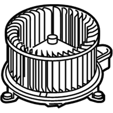 Ford BC3Z-19805-C Fan And Motor Assembly