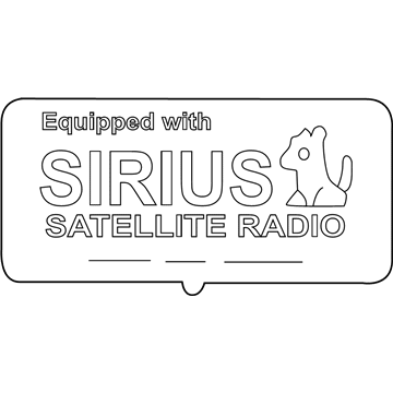 Ford 8U5Z-5800014-A Decal