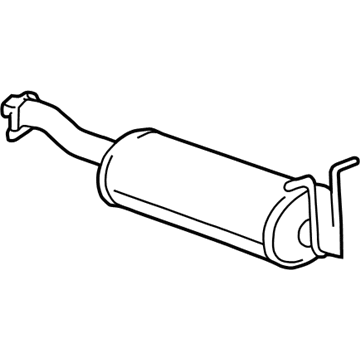 Ford 4L7Z-5230-A Muffler Assembly - Front