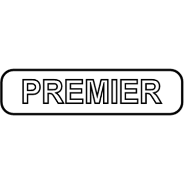Mercury Sable Emblem - 2L2Z-7842528-AA