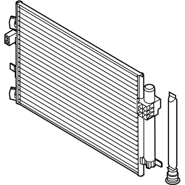 Ford F1FZ-19712-A Condenser Assembly