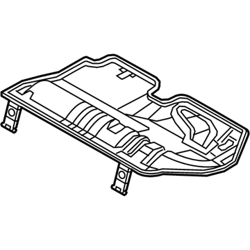 Ford CV6Z-5863161-C Frame And Spring - Rear Seat Cushion