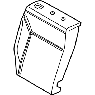 CV6Z-5866800-E Ford Seat Back Pad, Rear Passenger Side Illustration 1 of 1