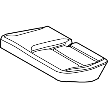 CV6Z-5863841-C Ford Seat Cushion Pad, Rear Driver Side Illustration 1 of 1