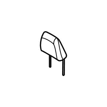 LK9Z-58611A08-AE Ford Head Rest Assembly Illustration 1 of 1