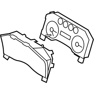 Ford FC3Z-10849-AA Instrument Cluster