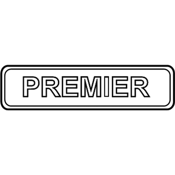 Mercury 2L2Z-7842528-AA Name Plate