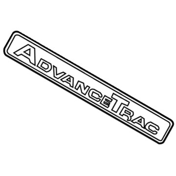 Mercury 2L2Z-7842528-BA Name Plate