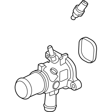Ford P2GZ-8592-B Connection - Water Inlet