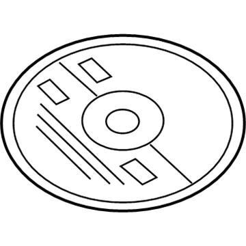 Mercury 9G1Z-10E987-DA Disc - Navigation Map
