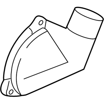 5L8Z-10C392-AA Ford Air Duct, Lower Illustration 1 of 1