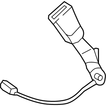 Ford DG9Z-5461202-AT Buckle Assembly - Seat Belt