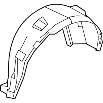Lincoln FA1Z-58278B50-A Filler - Quarter Panel