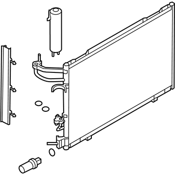 Ford AE8Z-19712-A Condenser Assembly