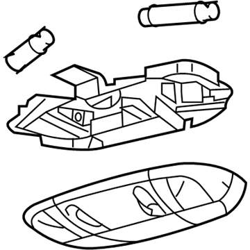 Ford YF1Z-13776-AA Lamp Assembly - Interior