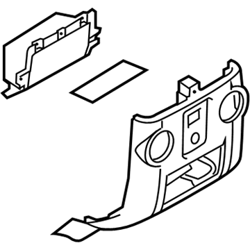 Ford BC3Z-28045E24-AA Panel Assembly - Console